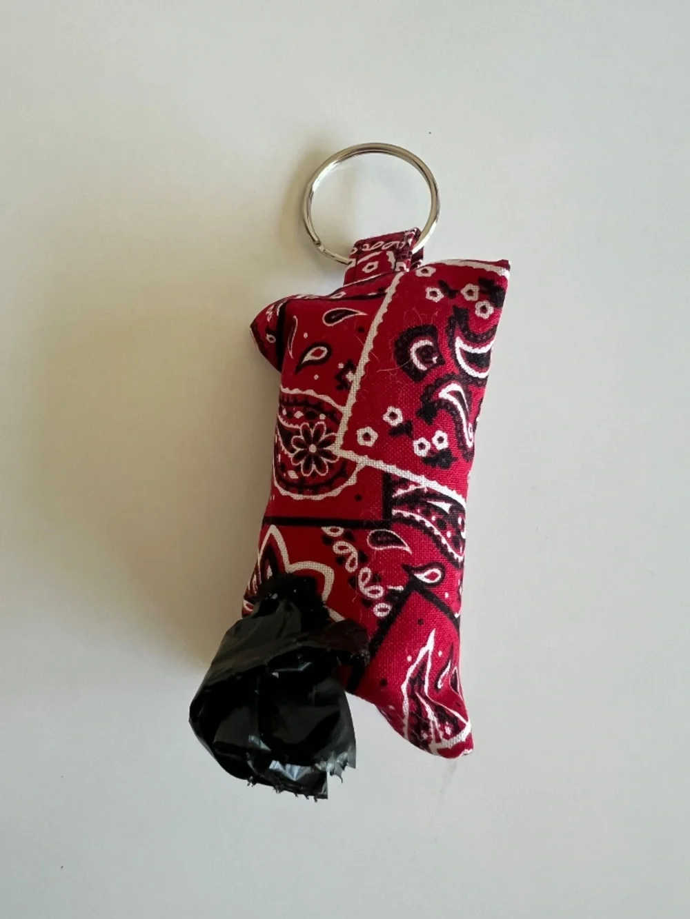 Pet Accessories Bundle | NWT Dog Bowties (2-Pack) & Red Paisley Waste Bag Holder